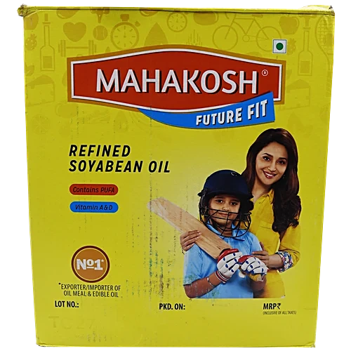 Mahakosh Soy Oil, 15 L