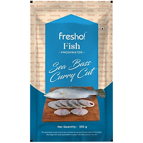 fresho! Seabass/Bhetki Curry Cut, 500 g