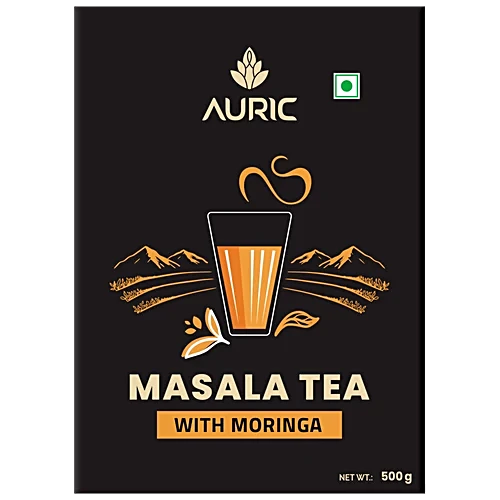 Auric Kadak Moringa Masala Tea - Black Tea, 500 g