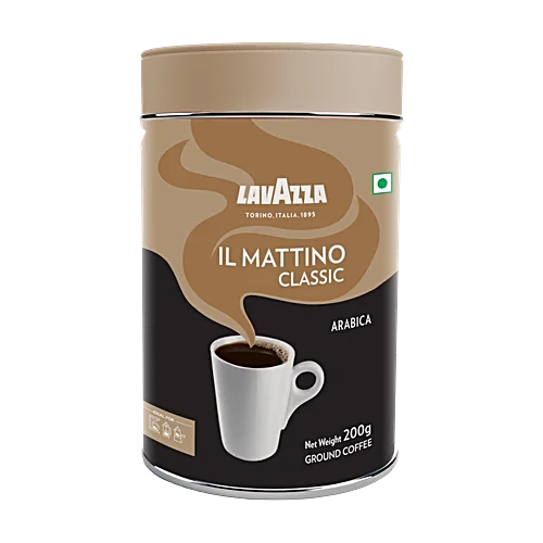 Lavazza IL Mattino Classic Ground Coffee, 200 g