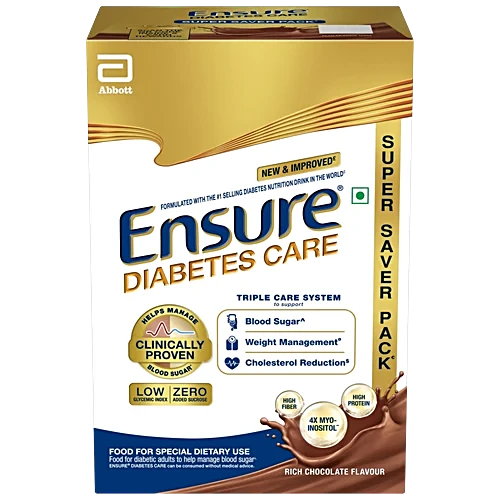 Ensure Diabetes Care Rich Chocolate Flavour Nutrition Drink, 950 g Box