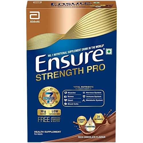 Ensure Strength Pro Vanilla Delight Flavour Nutritional Supplement Drink, 400 g Box