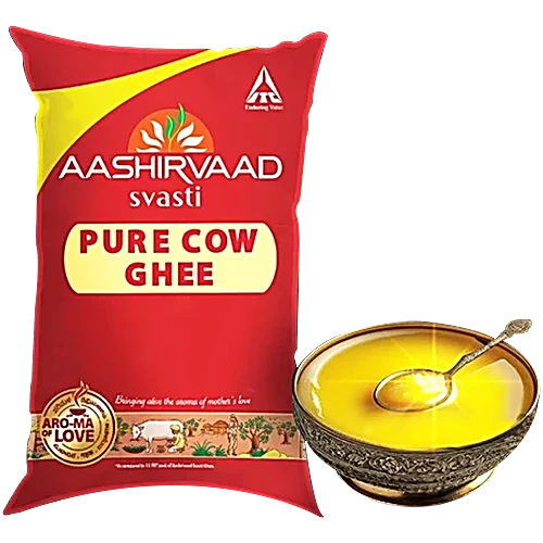 Aashirvaad Pure Cow Ghee, 1 L Pouch